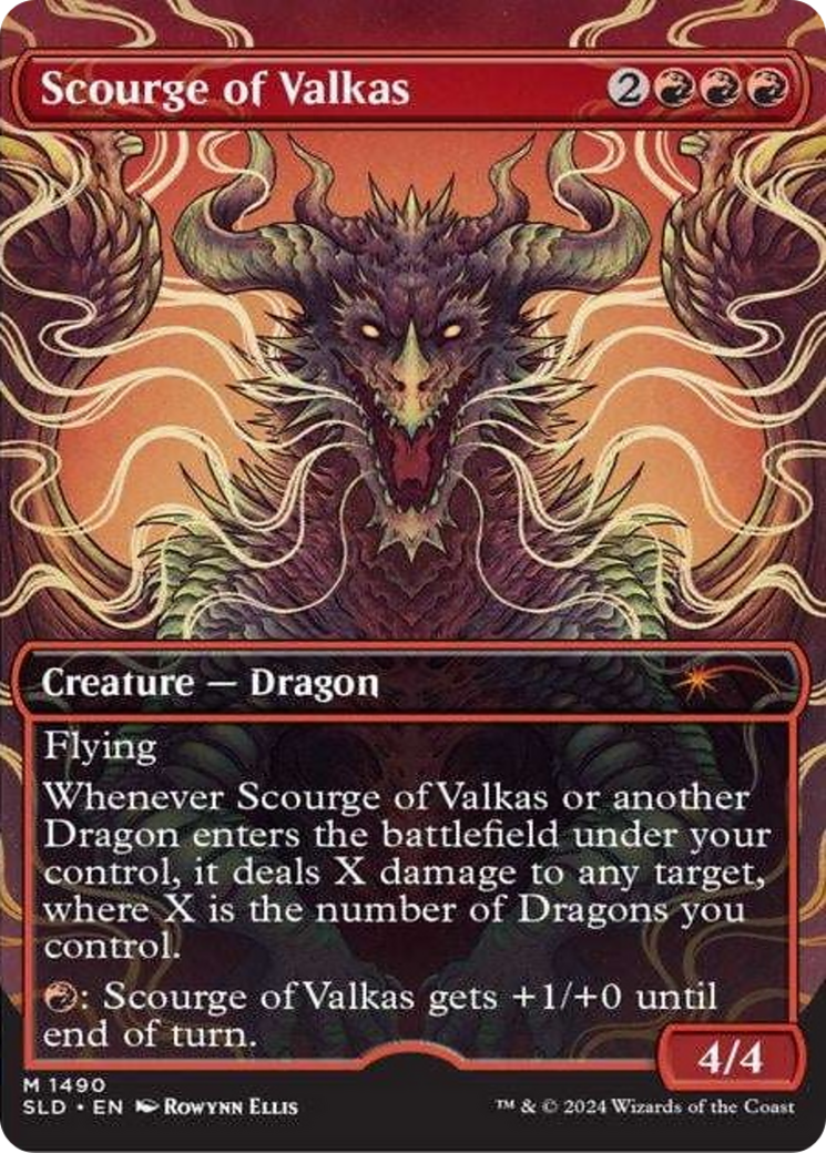 Scourge of Valkas (Rainbow Foil) [Secret Lair Drop Series] | Gear Gaming Bentonville