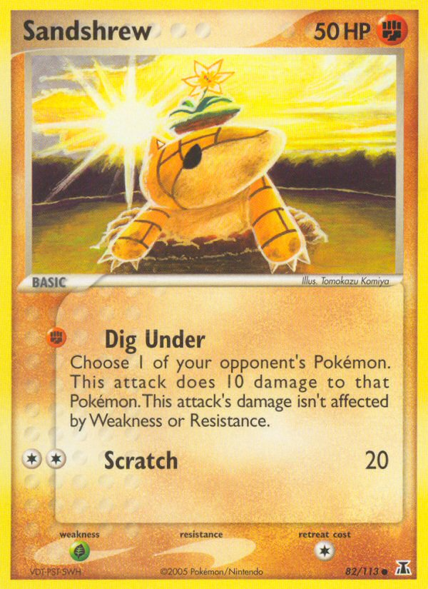 Sandshrew (82/113) [EX: Delta Species] | Gear Gaming Bentonville