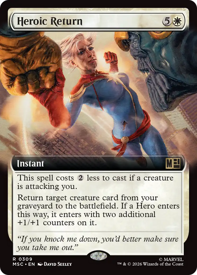 Heroic Return (Extended Art) [Marvel Super Heroes Commander] | Gear Gaming Bentonville