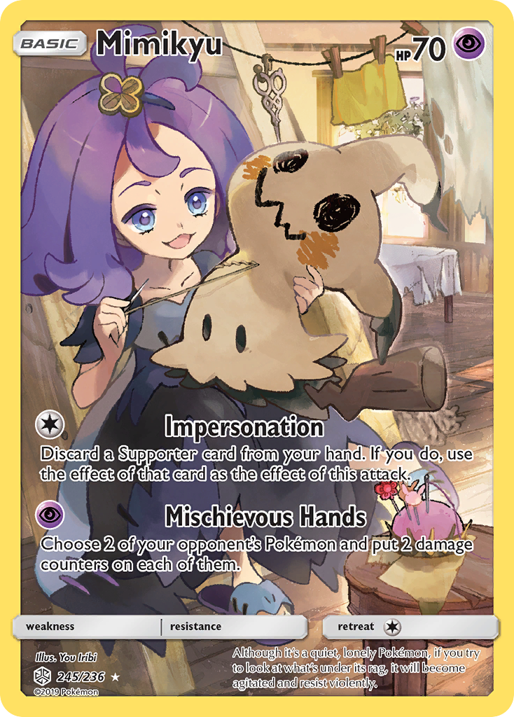 Mimikyu (245/236) [Sun & Moon: Cosmic Eclipse] | Gear Gaming Bentonville