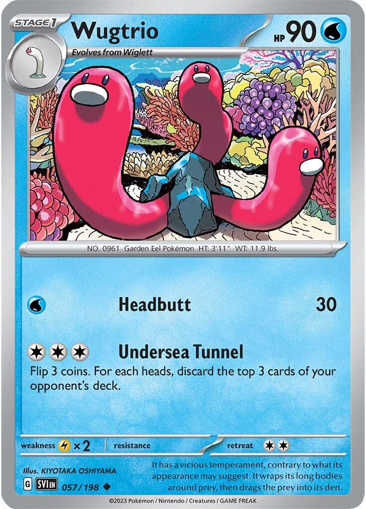 Wugtrio (057/198) [Scarlet & Violet: Base Set] | Gear Gaming Bentonville