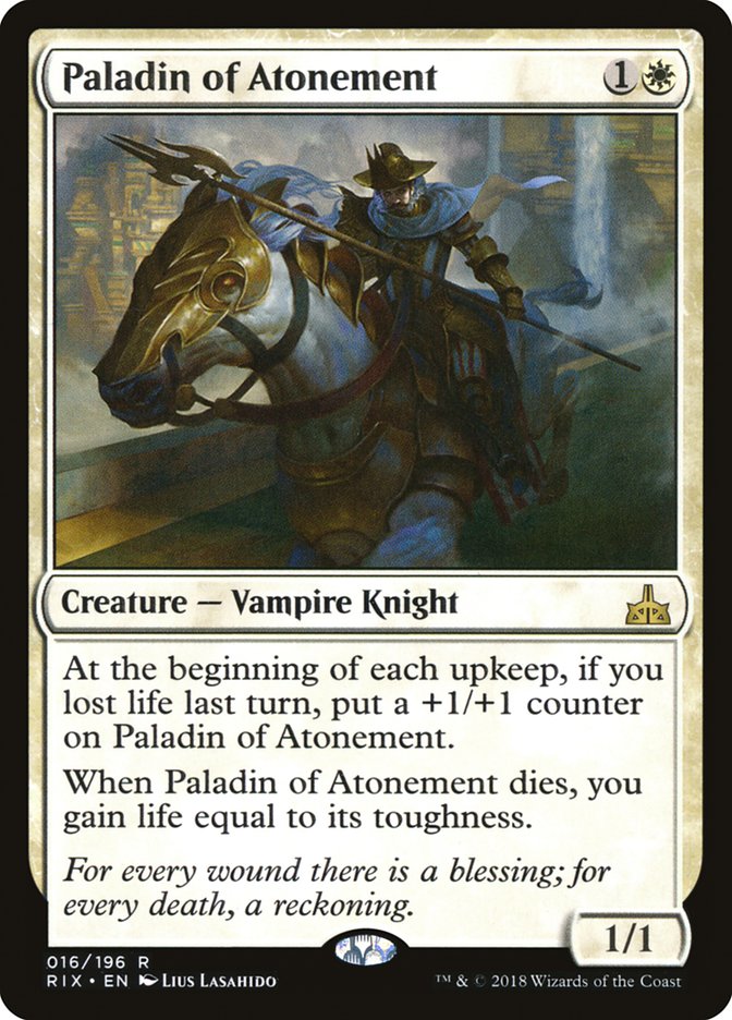 Paladin of Atonement [Rivals of Ixalan] | Gear Gaming Bentonville
