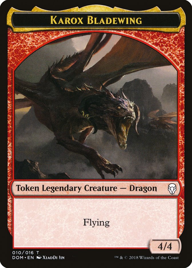 Karox Bladewing Token [Dominaria Tokens] | Gear Gaming Bentonville