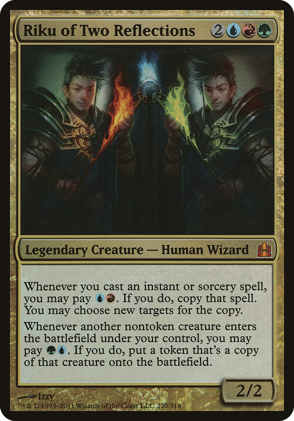Riku of Two Reflections (Oversized) [Commander 2011 Oversized] | Gear Gaming Bentonville