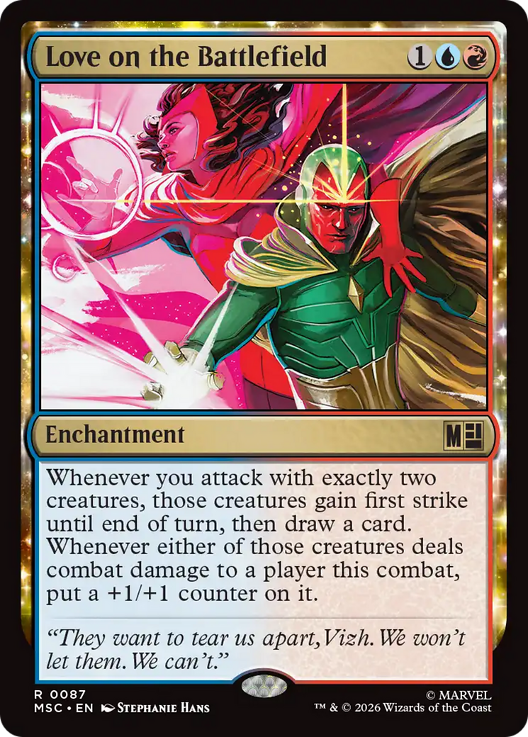 Love on the Battlefield (Surge Foil) [Marvel Super Heroes Commander] | Gear Gaming Bentonville