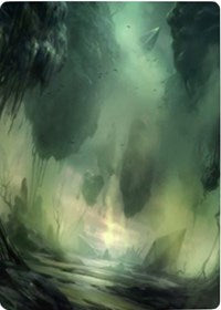 Swamp 1 Art Card [Zendikar Rising Art Series] | Gear Gaming Bentonville