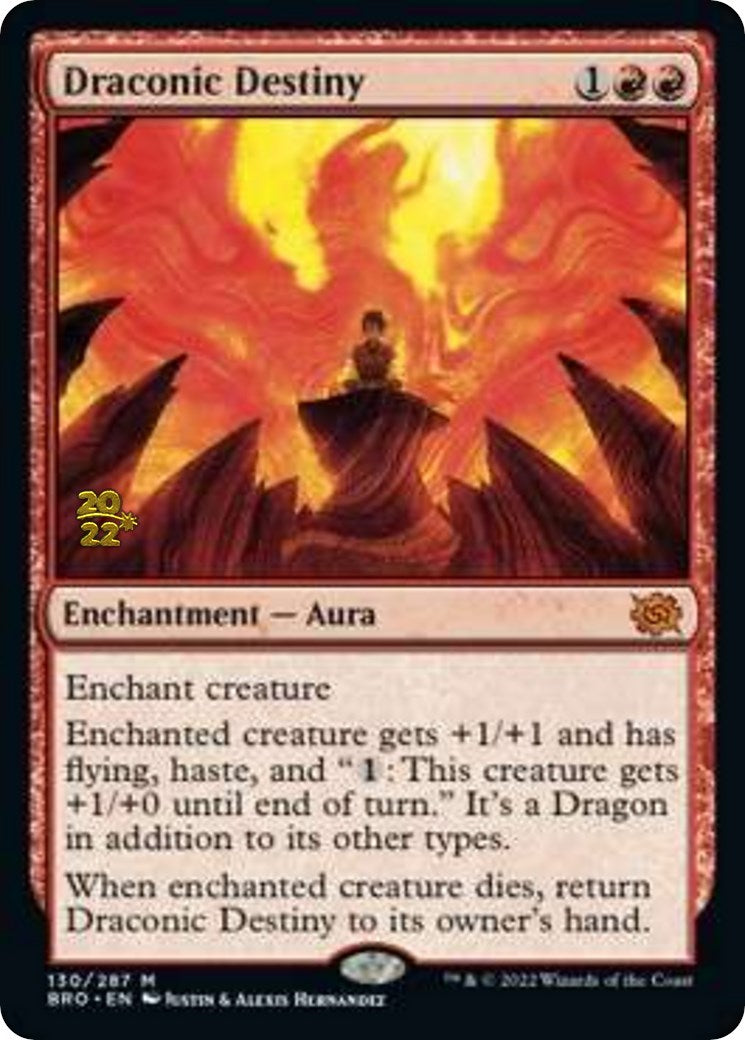 Draconic Destiny [The Brothers' War Prerelease Promos] | Gear Gaming Bentonville