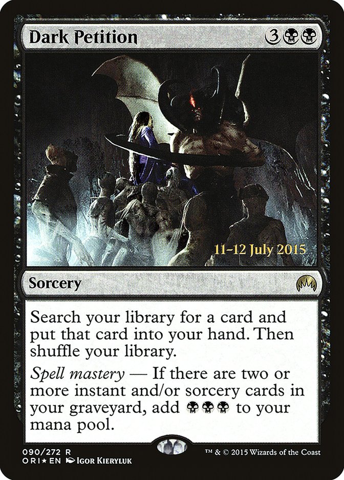 Dark Petition [Magic Origins Prerelease Promos] | Gear Gaming Bentonville