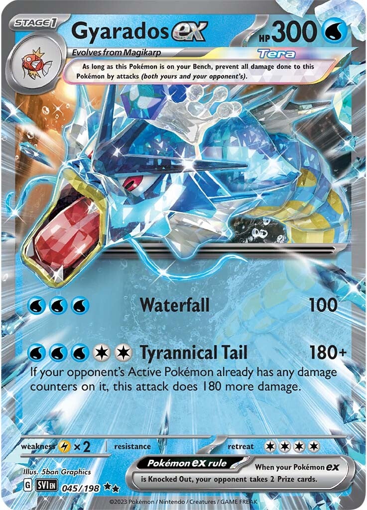 Gyarados ex (045/198) [Scarlet & Violet: Base Set] | Gear Gaming Bentonville