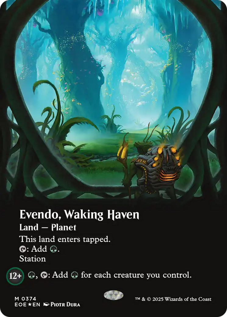 Evendo, Waking Haven (Borderless) (Galaxy Foil) [Edge of Eternities] | Gear Gaming Bentonville