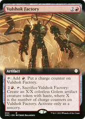 Vulshok Factory (Extended Art) [Phyrexia: All Will Be One Commander] | Gear Gaming Bentonville