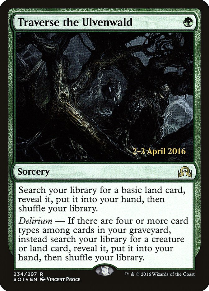 Traverse the Ulvenwald [Shadows over Innistrad Prerelease Promos] | Gear Gaming Bentonville