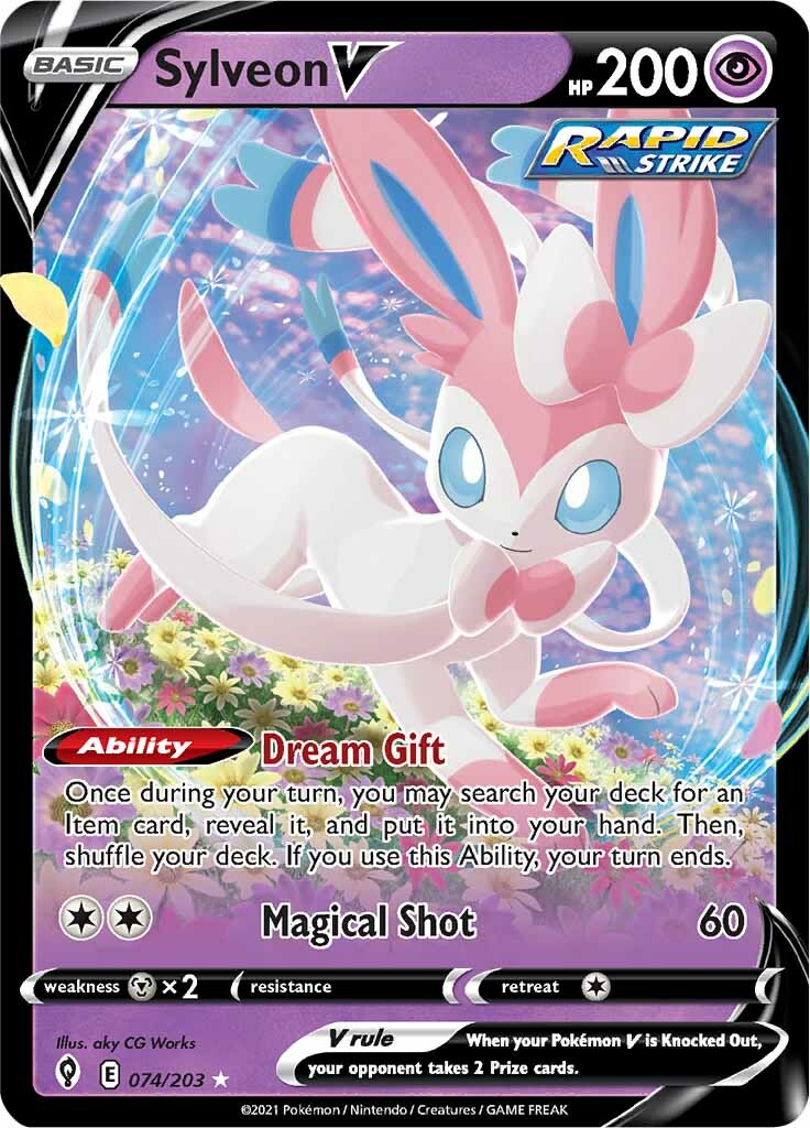 Sylveon V (074/203) [Sword & Shield: Evolving Skies] | Gear Gaming Bentonville