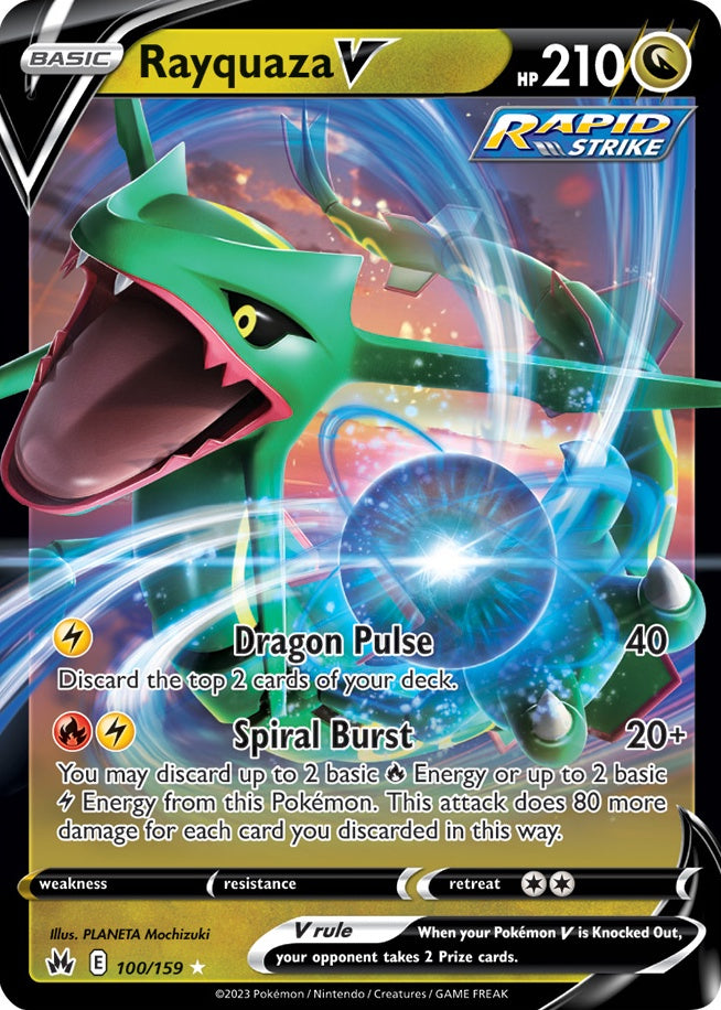 Rayquaza V 100/159 (Jumbo Card) [Sword & Shield: Evolving Skies] | Gear Gaming Bentonville