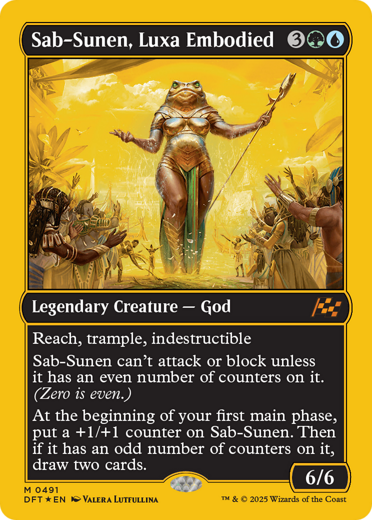 Sab-Sunen, Luxa Embodied (First-Place Foil) [Aetherdrift] | Gear Gaming Bentonville