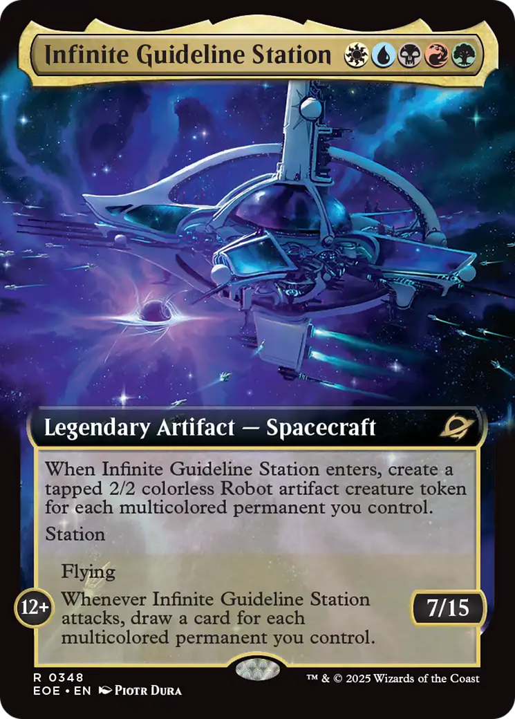 Infinite Guideline Station (Extended Art) [Edge of Eternities] | Gear Gaming Bentonville