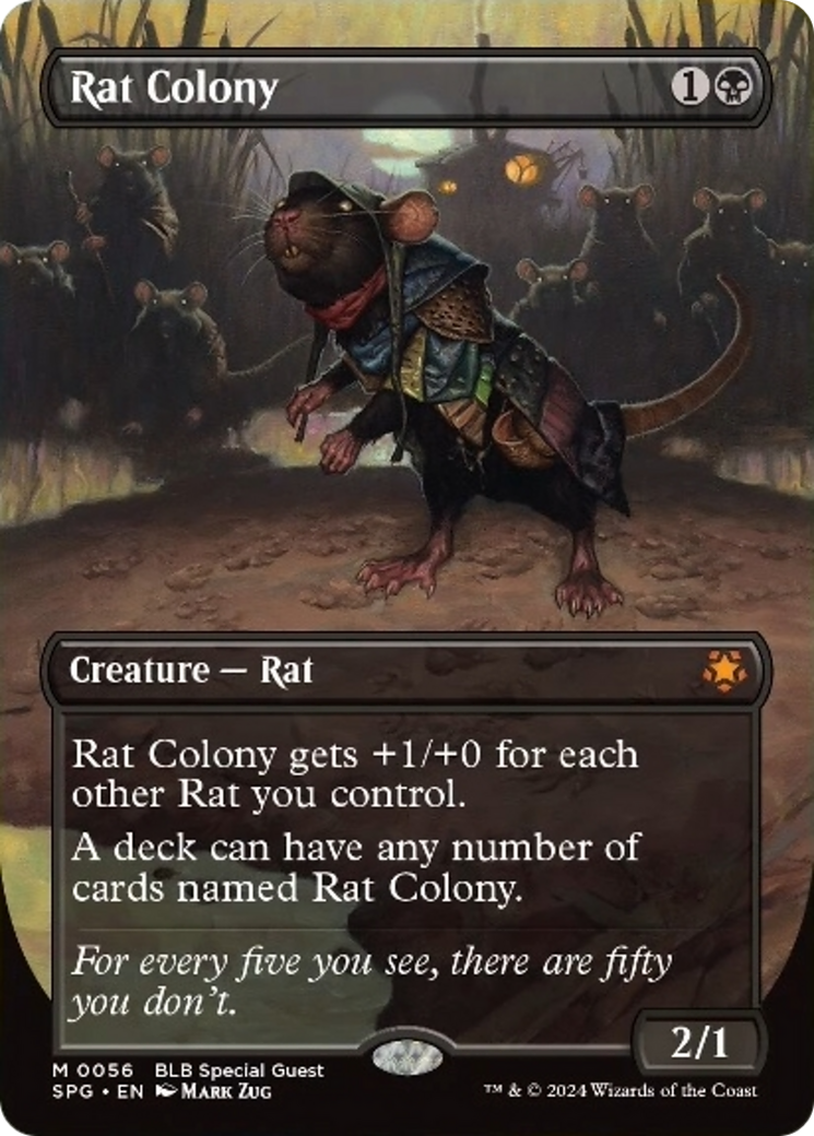 Rat Colony (Borderless) [Bloomburrow Special Guests] | Gear Gaming Bentonville