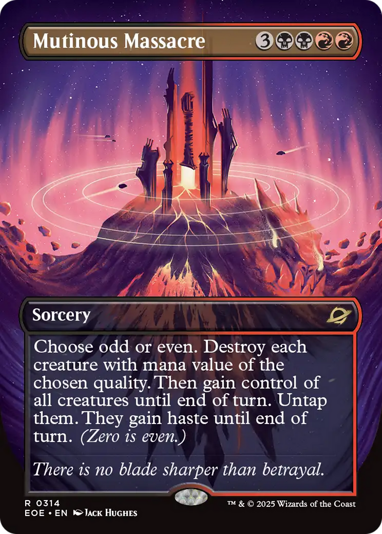 Mutinous Massacre (Borderless) [Edge of Eternities] | Gear Gaming Bentonville