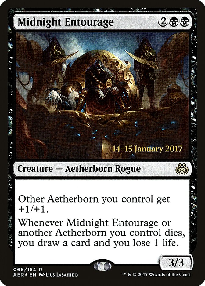 Midnight Entourage [Aether Revolt Prerelease Promos] | Gear Gaming Bentonville