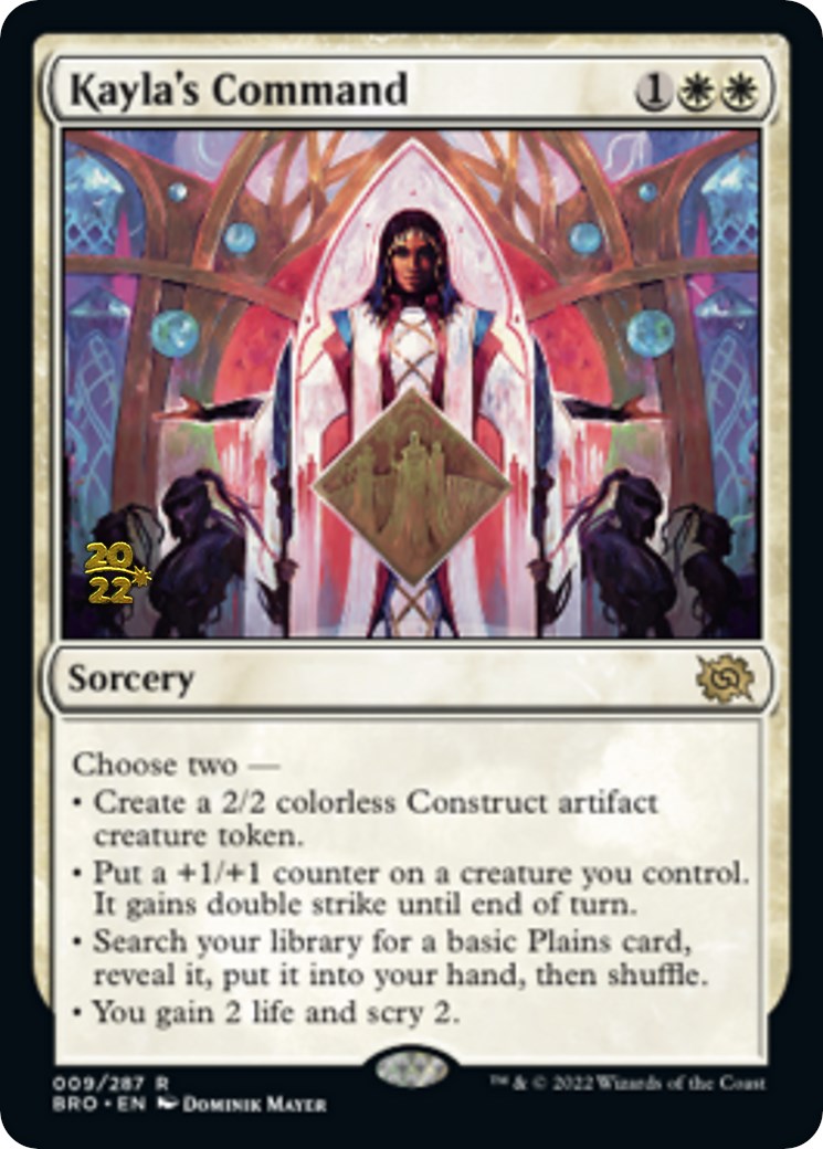 Kayla's Command [The Brothers' War Prerelease Promos] | Gear Gaming Bentonville