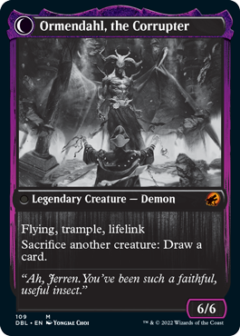 Jerren, Corrupted Bishop // Ormendahl, the Corrupted [Innistrad: Double Feature] | Gear Gaming Bentonville