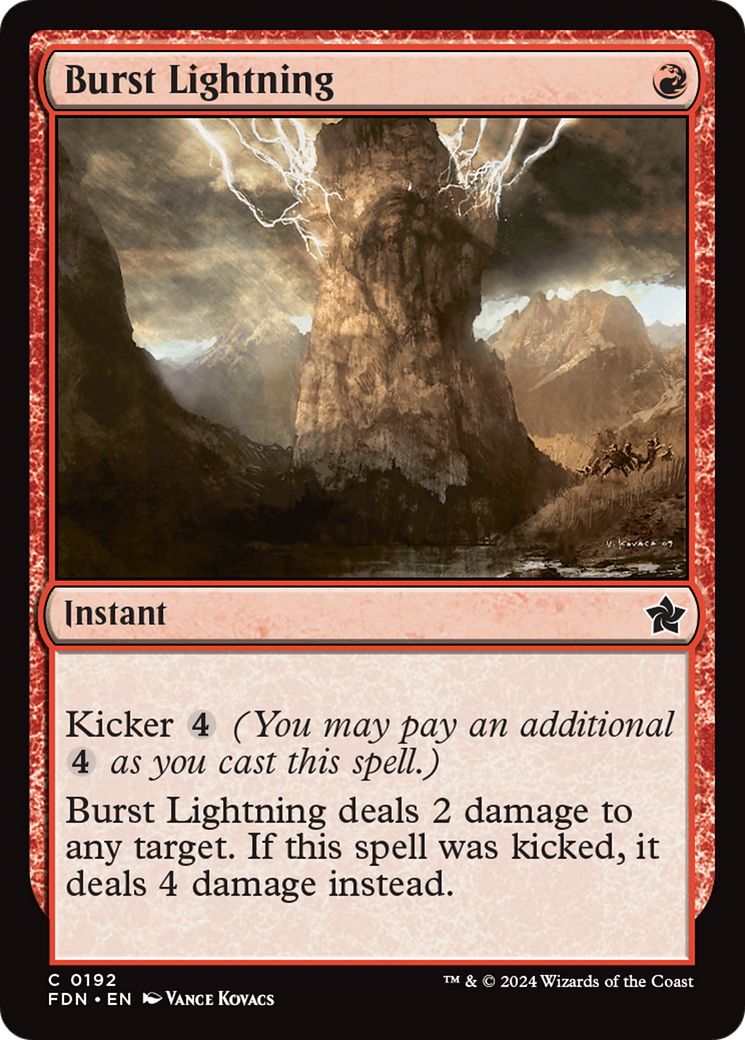 Burst Lightning [Foundations] | Gear Gaming Bentonville