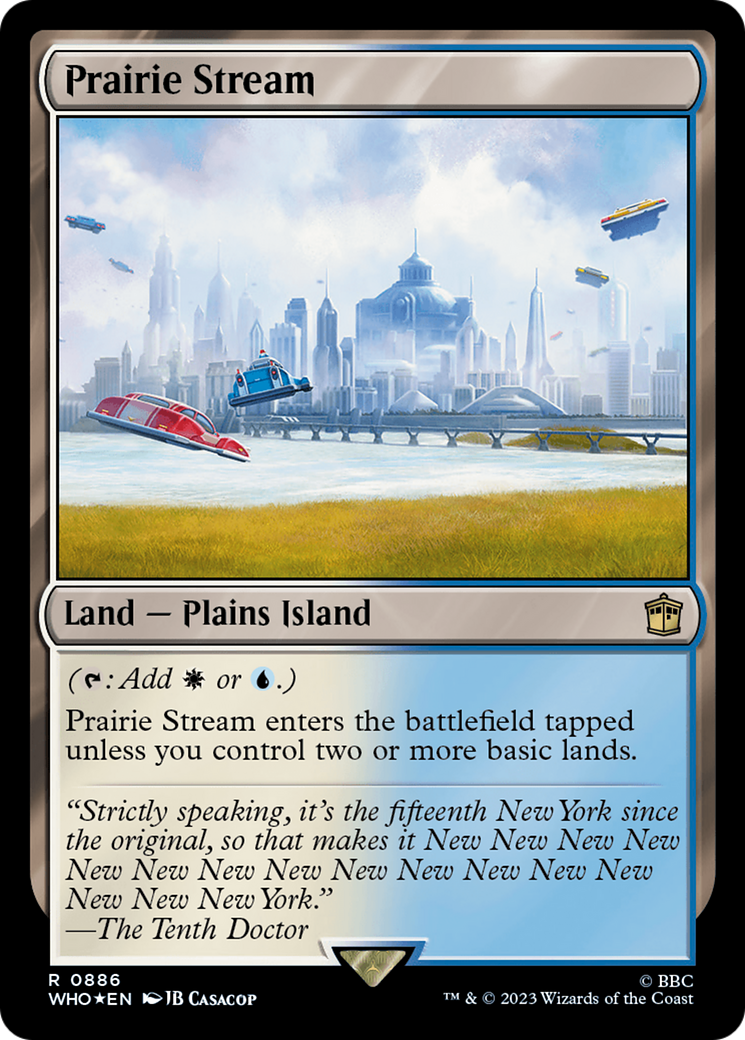 Prairie Stream (Surge Foil) [Doctor Who] | Gear Gaming Bentonville