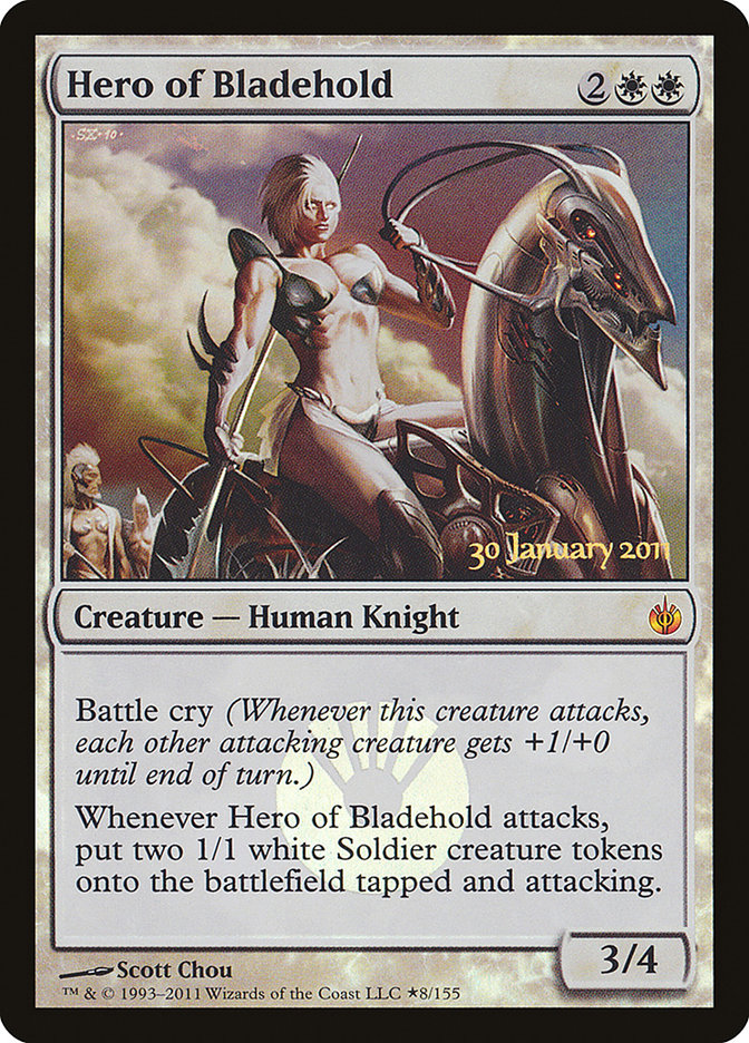Hero of Bladehold [Mirrodin Besieged Prerelease Promos] | Gear Gaming Bentonville