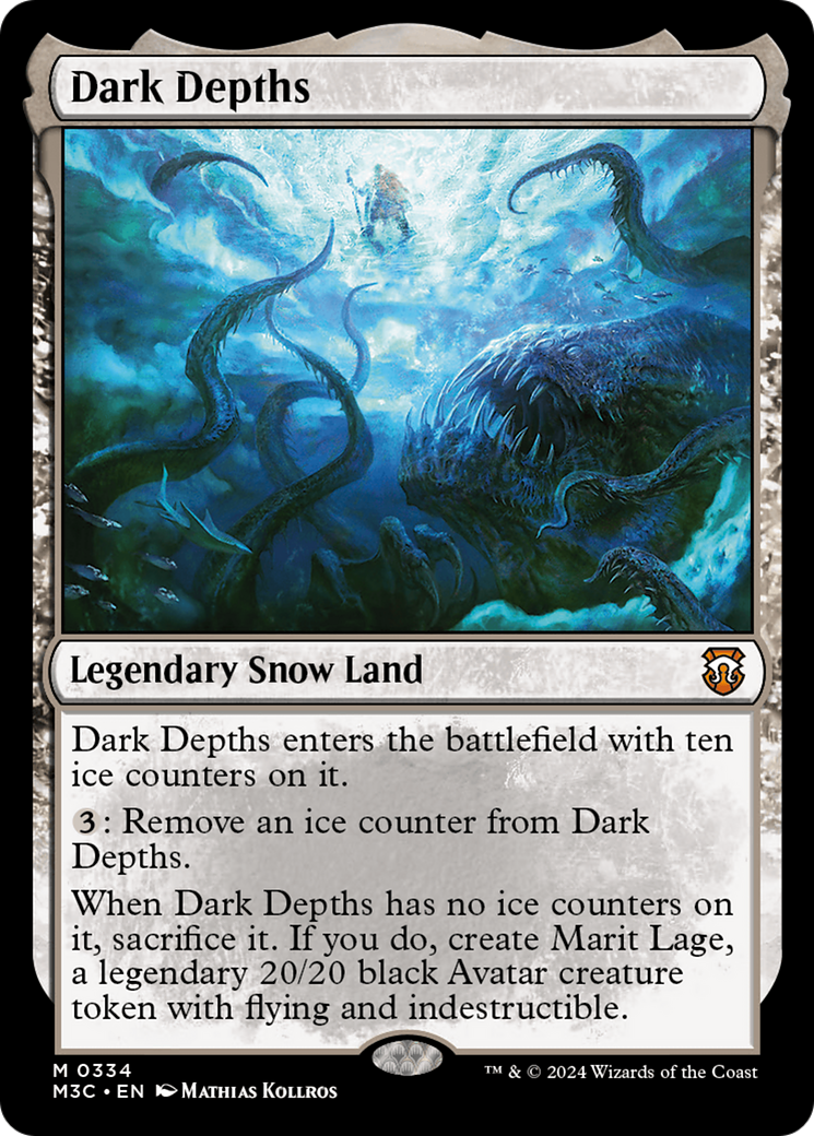 Dark Depths (Ripple Foil) [Modern Horizons 3 Commander] | Gear Gaming Bentonville