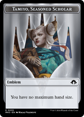 Phyrexian Germ // Emblem - Tamiyo, Seasoned Scholar Double-Sided Token [Modern Horizons 3 Tokens] | Gear Gaming Bentonville