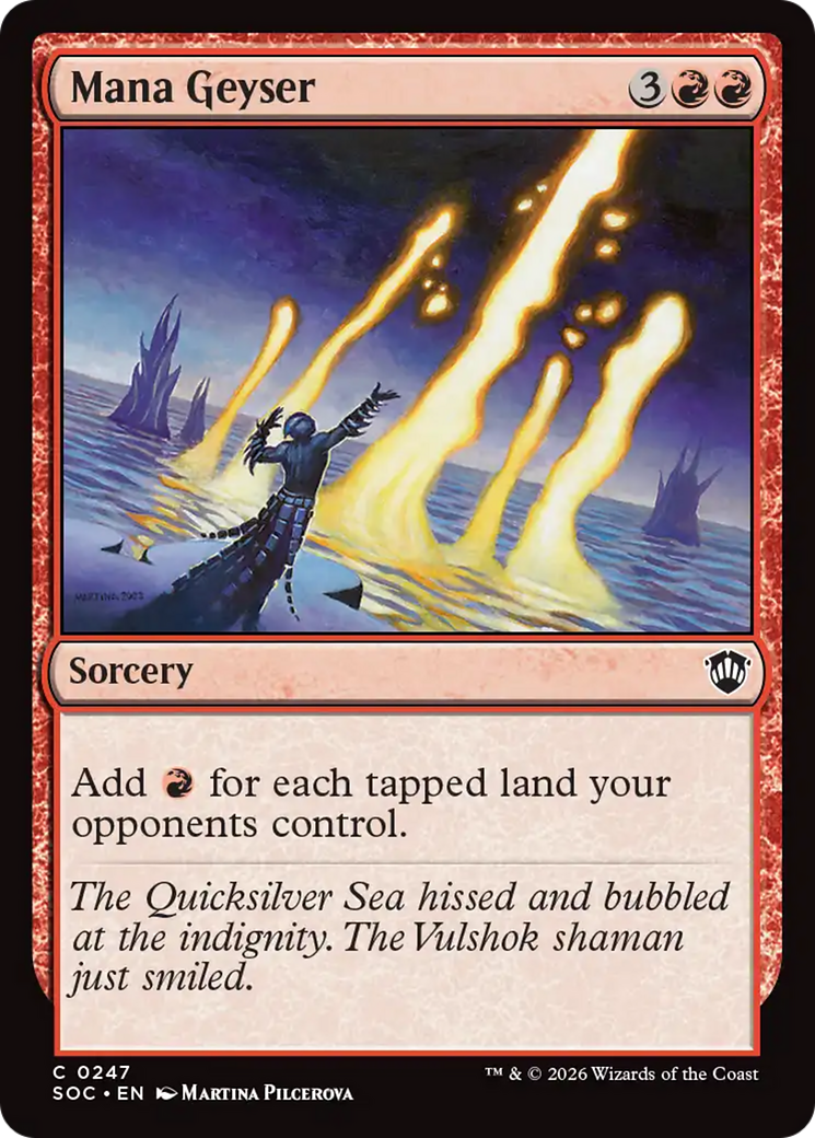 Mana Geyser [Secrets of Strixhaven Commander] | Gear Gaming Bentonville