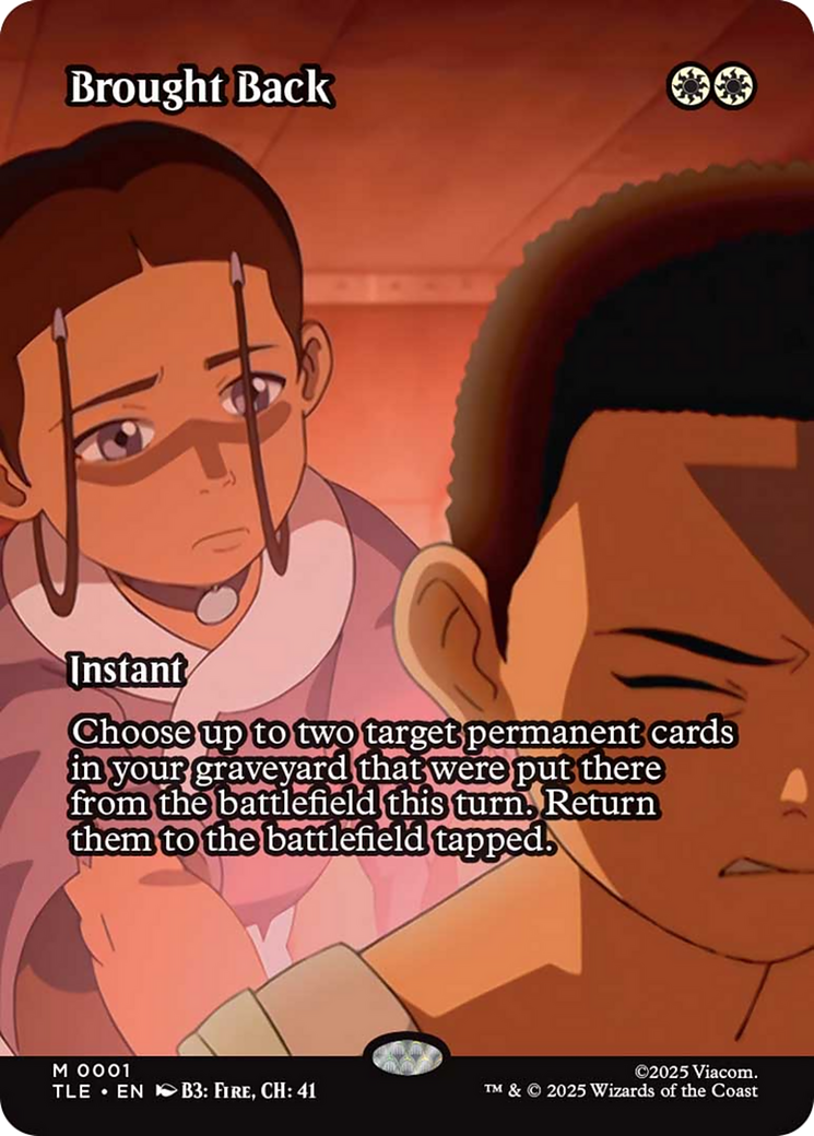 Brought Back (Borderless) [Avatar: The Last Airbender: Eternal-Legal] | Gear Gaming Bentonville