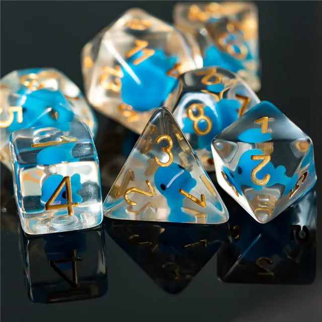 Blue Whale 7pcs Dice Set | Gear Gaming Bentonville