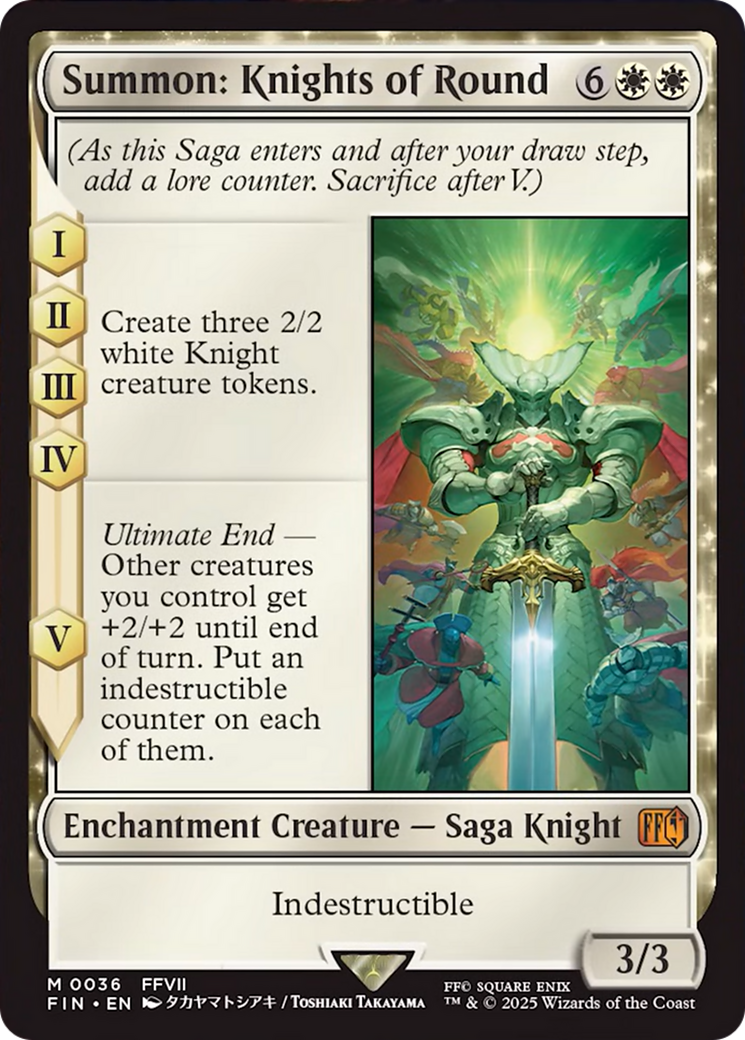 Summon: Knights of Round [FINAL FANTASY] | Gear Gaming Bentonville