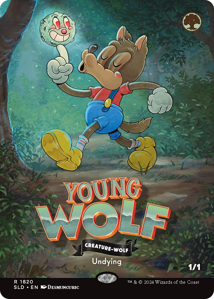 Young Wolf (Rainbow Foil) [Secret Lair Drop Series] | Gear Gaming Bentonville