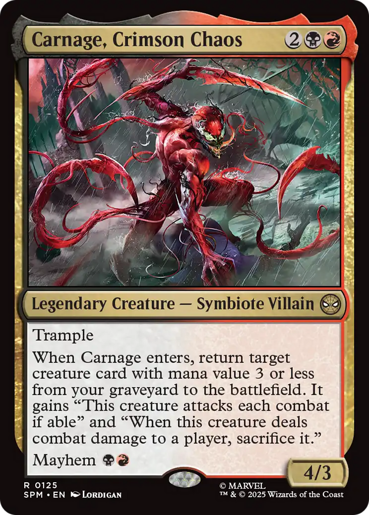 Carnage, Crimson Chaos [Marvel's Spider-Man] | Gear Gaming Bentonville
