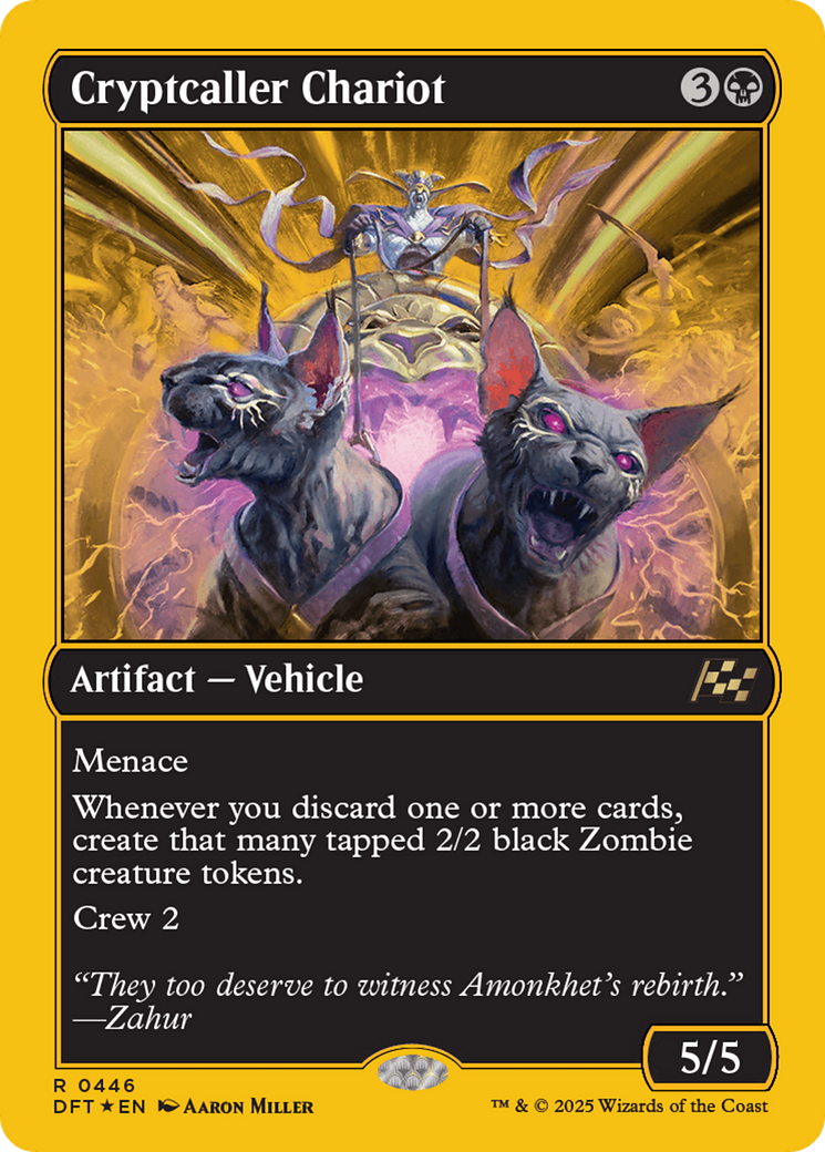 Cryptcaller Chariot (First-Place Foil) [Aetherdrift] | Gear Gaming Bentonville