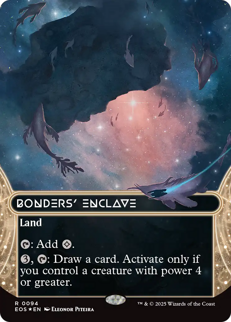 Bonders' Enclave (0094) (Borderless) (Galaxy Foil) [Edge of Eternities: Stellar Sights] | Gear Gaming Bentonville