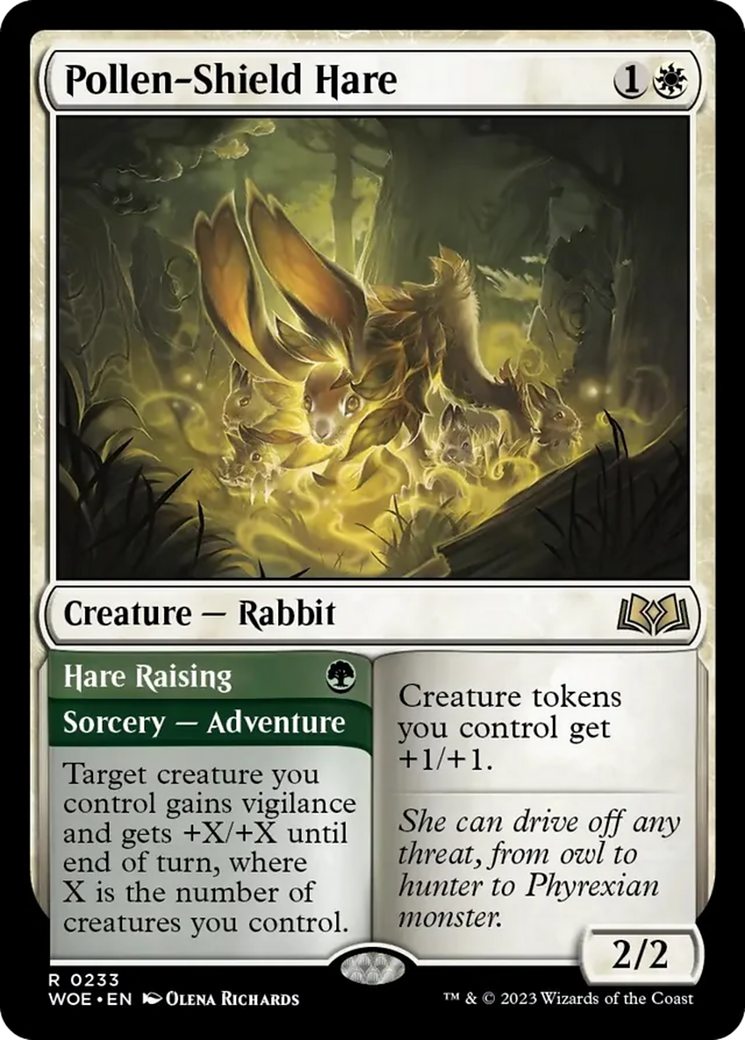 Pollen-Shield Hare // Hare Raising [Wilds of Eldraine] | Gear Gaming Bentonville