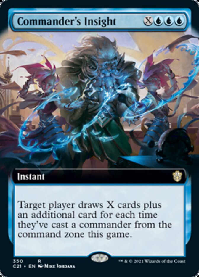 Commander's Insight (Extended Art) [Commander 2021] | Gear Gaming Bentonville
