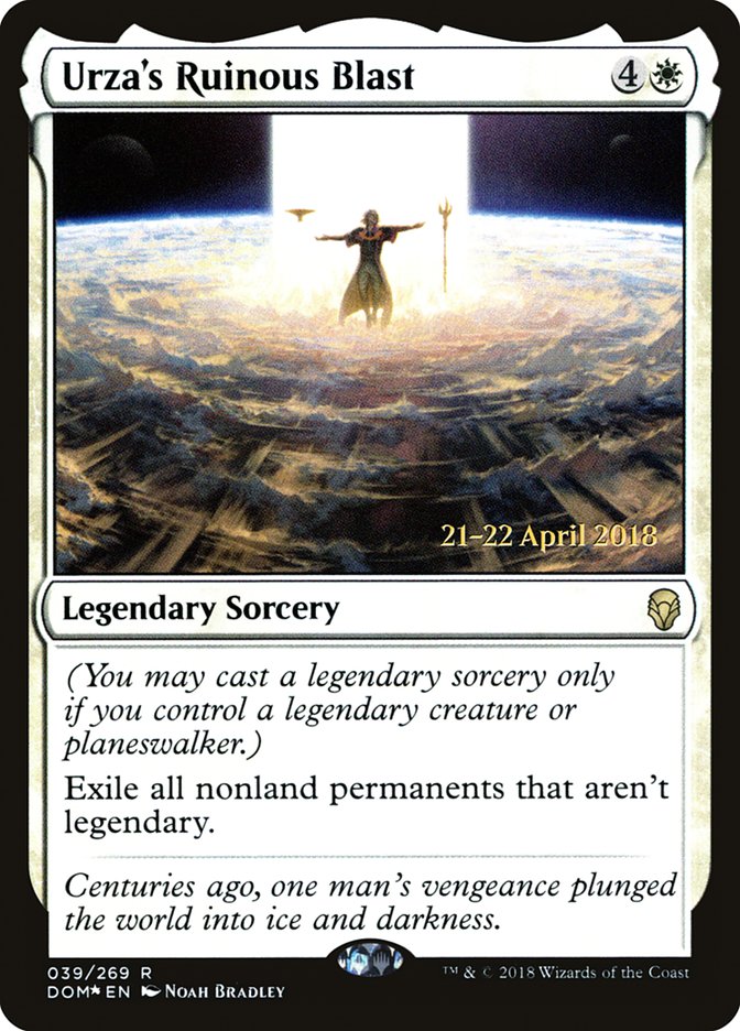 Urza's Ruinous Blast [Dominaria Prerelease Promos] | Gear Gaming Bentonville