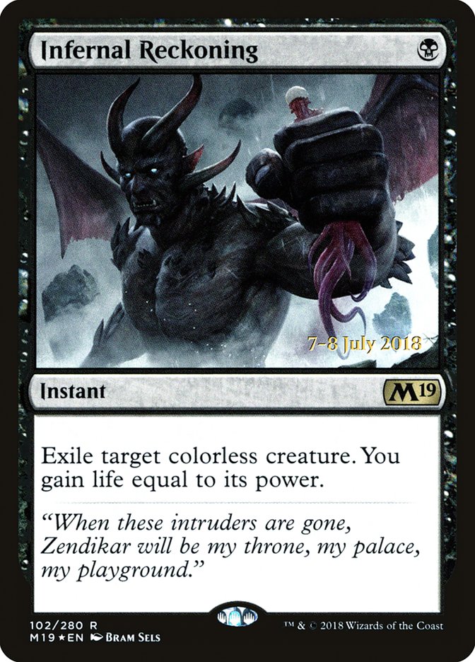 Infernal Reckoning [Core Set 2019 Prerelease Promos] | Gear Gaming Bentonville