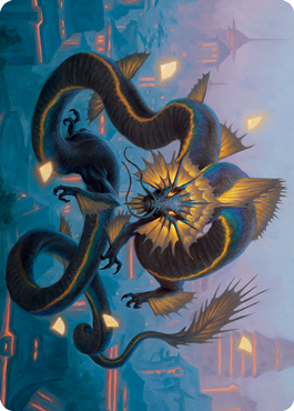 Ao, the Dawn Sky 1 Art Card [Kamigawa: Neon Dynasty Art Series] | Gear Gaming Bentonville