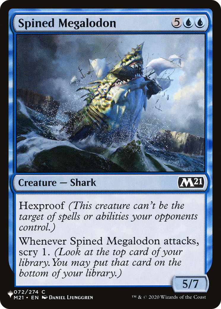 Spined Megalodon [The List Reprints] | Gear Gaming Bentonville