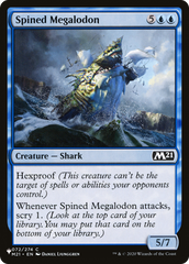 Spined Megalodon [The List Reprints] | Gear Gaming Bentonville