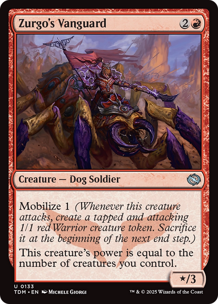 Zurgo's Vanguard [Tarkir: Dragonstorm] | Gear Gaming Bentonville