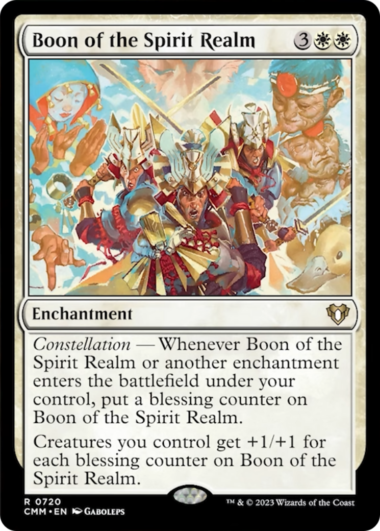 Boon of the Spirit Realm [Commander Masters] | Gear Gaming Bentonville