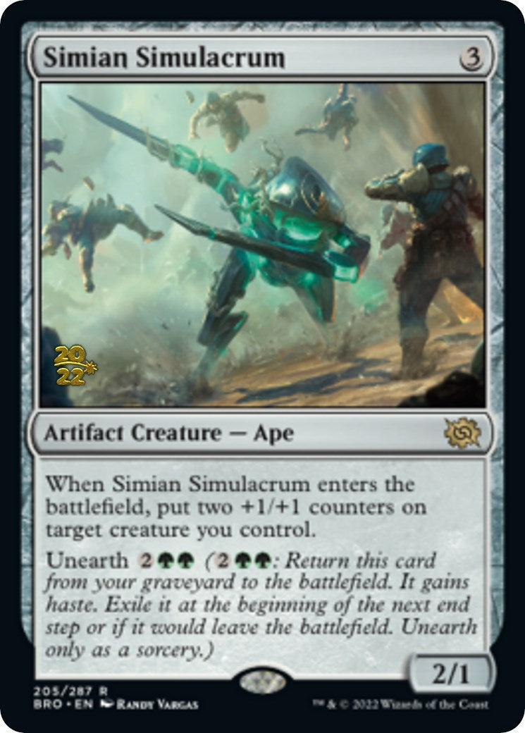 Simian Simulacrum [The Brothers' War Prerelease Promos] | Gear Gaming Bentonville