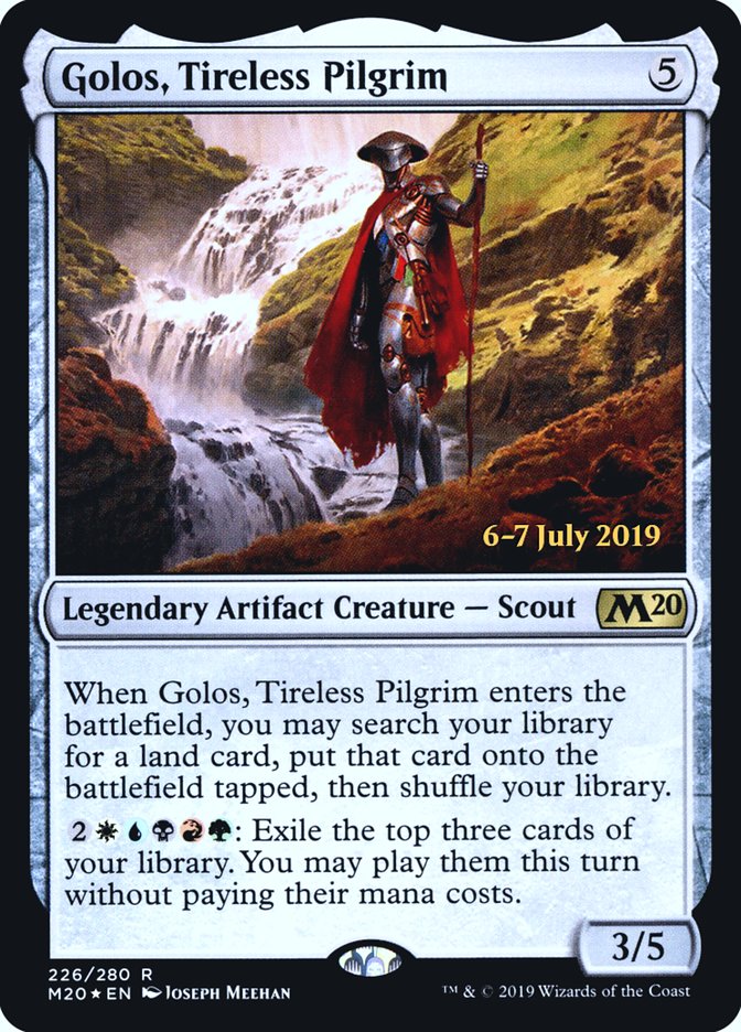 Golos, Tireless Pilgrim [Core Set 2020 Prerelease Promos] | Gear Gaming Bentonville