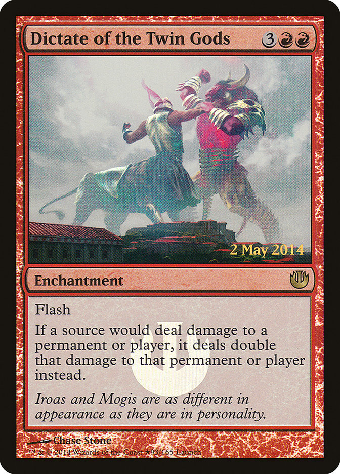 Dictate of the Twin Gods (Launch) [Journey into Nyx Promos] | Gear Gaming Bentonville